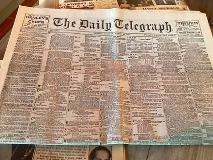 Photo of free Old newspapers (Great Yeldham CO9) #2