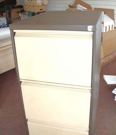 Photo of free Four drawer filing cabinet, fair condition (Burgess Hill RH15) #2