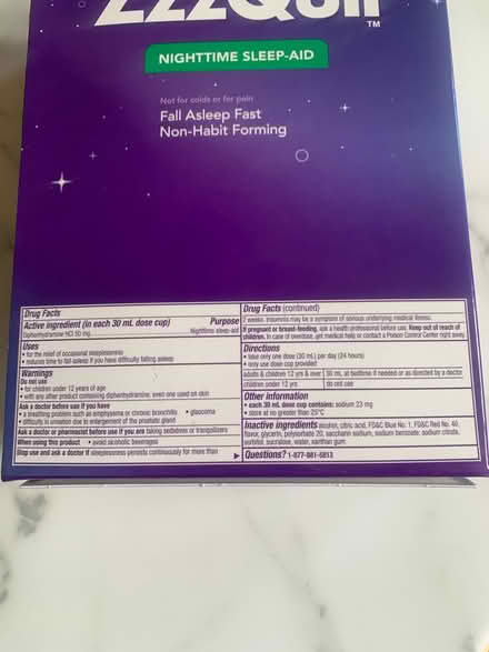 Photo of free Unopened ZzzQuil (Berkeley) #2
