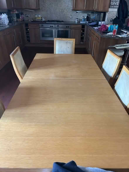 Photo of free Extendable dinning table, 6 chairs (Bexleyheath) #2