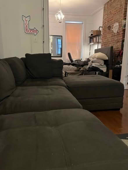 Photo of free Dark Gray Sectional Sofa (East village) #4