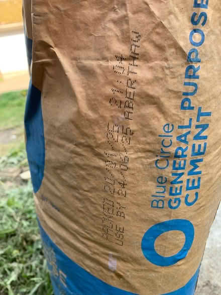 Photo of free Bag of cement, opened (Midhurst GU29) #3