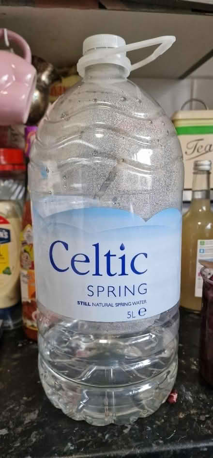 Photo of free 5l plastic bottles x5 (E16 canning town) #1