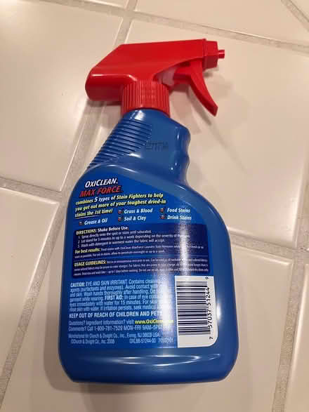 Photo of free OxiClean stain remover (east Petaluma) #2