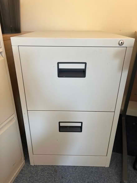 Photo of free 2 Drawer Metal Filing Cabinet (Penwortham PR1) #1