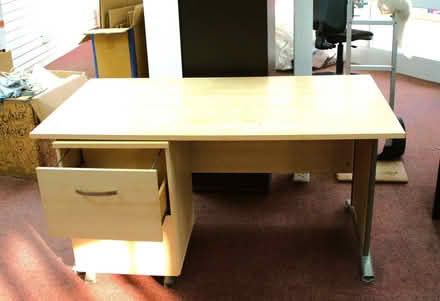 Photo of free Office desk complete with filing cabinet under Width = 147cm (Burgess Hill RH15) #2