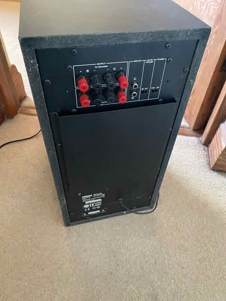 Photo of free Yamaha Subwoofer, black, excellent condition, previously use (Alfrick WR6) #2