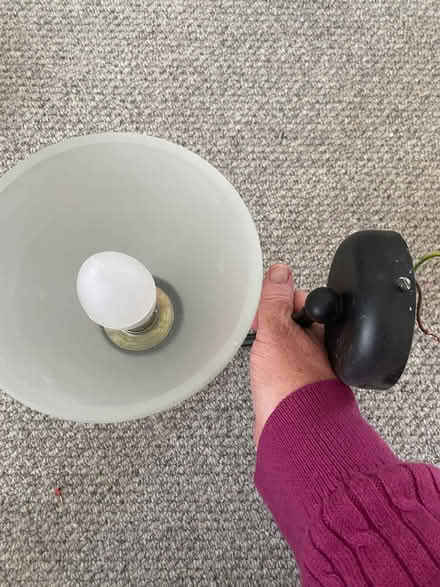 Photo of free 2 x 5 bulb glass chandeliers, 3 wall lamps (Fulham Palace Rd SW6) #3