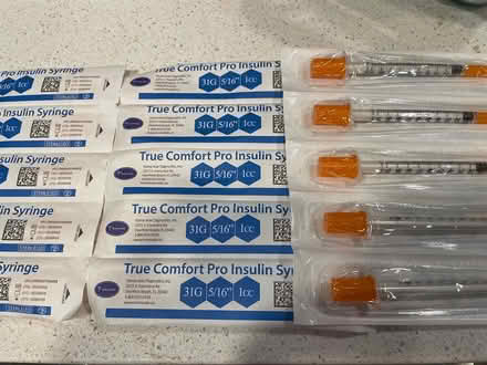 Photo of free 15 tru comfort pro insulin syringes (Kirkland) #1