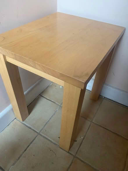 Photo of free Small solid side table (SG5) #1