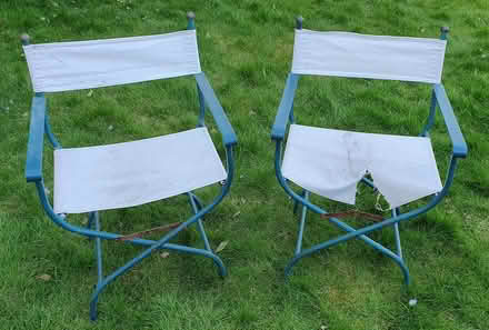 Photo of free Folding garden chairs (WR14 1QD Cowleigh Road) #1