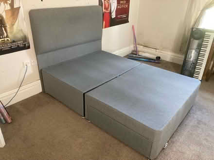 Photo of free Queen size divan base and headboard (Shap CA10) #2