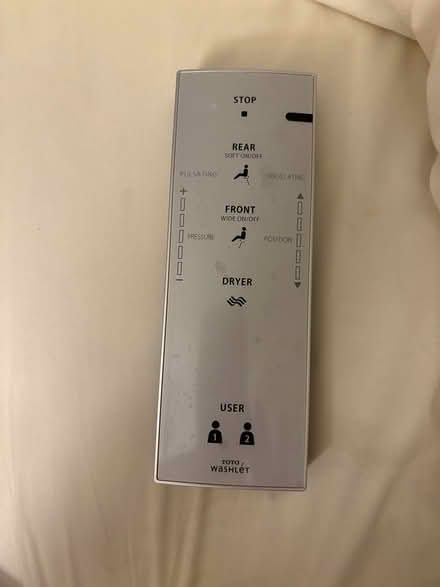 Photo of free Remote for Toto washlet (2200 block of Roosevelt berk) #1