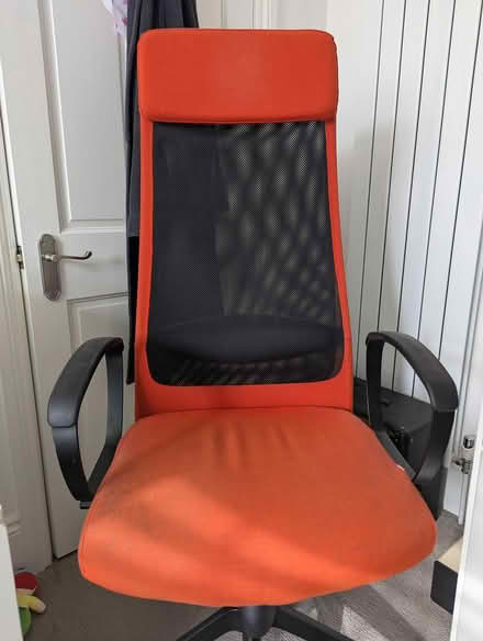 Photo of free IKEA high-backed desk chair (Northfields W13) #4
