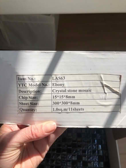 Photo of free Mosaic tile sheets (Greystones S11) #3