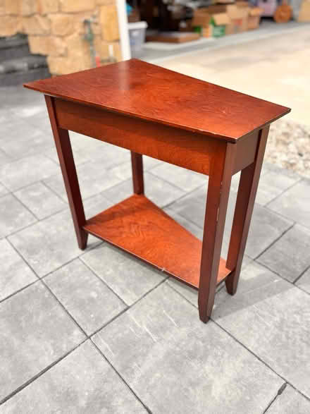 Photo of free Triangle End Table (Redwood City) #4