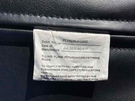 Photo of free Black Beanbag - ideal as a comfy footstool (Calthwaite CA11) #3