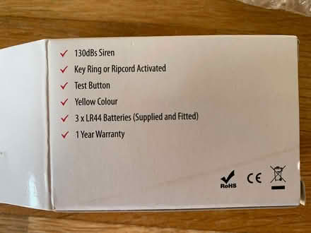 Photo of free Mini personal attack alarm (Poynton SK12) #3