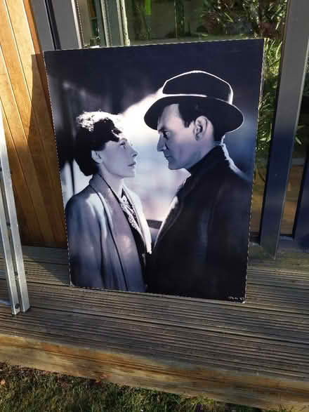 Photo of free Large wall board photo of Trevor Howard and Celia Johnson (Gorse Hill GU22) #1