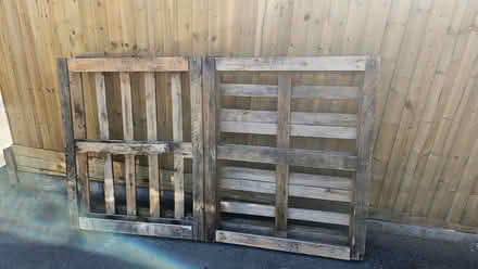 Photo of free 2 x wooden pallets (Larkhall, Bath) #2