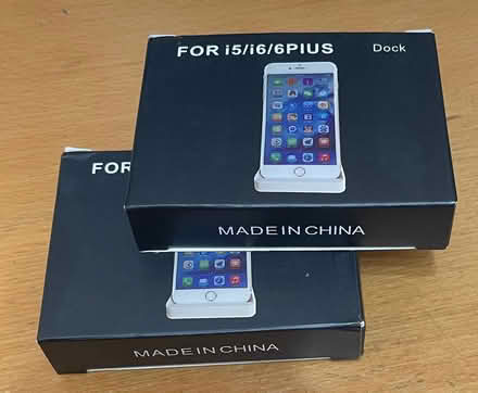 Photo of free 2 x docks for iPhone 5, 6 or 6Plus. (Buxton Central SK17) #1