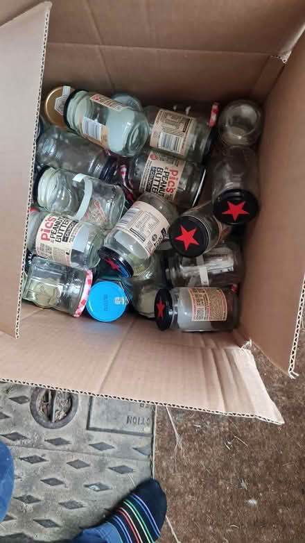 Photo of free Box of used jars- Ashtead (Ashtead) #1