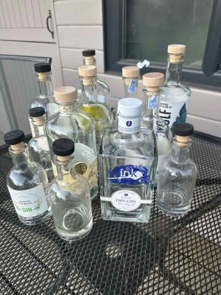 Photo of free Empty gin bottles (WF14) #1