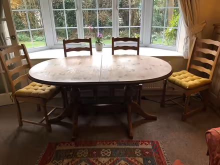 Photo of free Pine Dining Table & 4 Chairs (Amersham HP6) #1