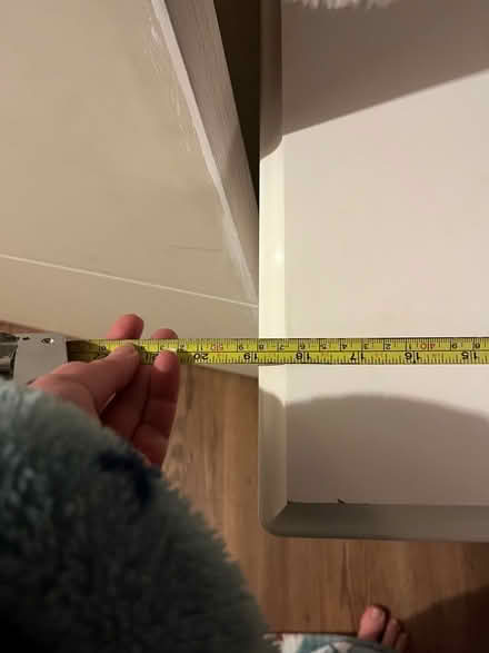 Photo of free White bedside cabinet (Shenley WD7) #4