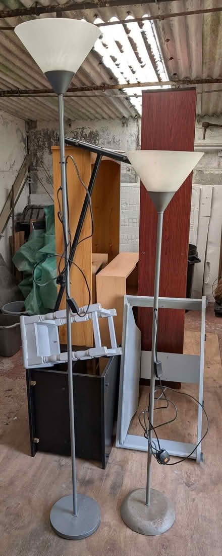 Photo of free 2 uplighter floor lamps (Central Lancaster LA1) #1