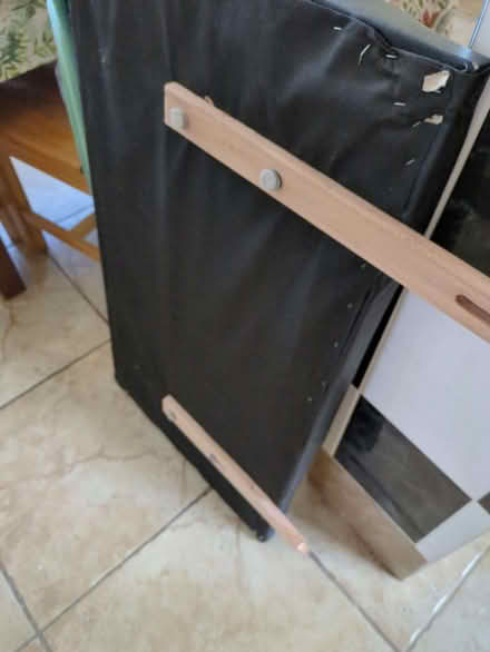 Photo of free Single leatherette headboard (Presteigne LD8) #2