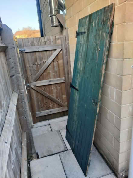 Photo of free Sturdy old shed door (Corsham SN13) #1