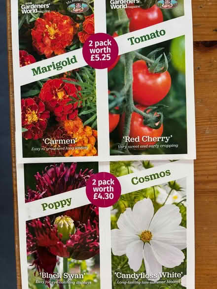 Photo of free 4 packets of seeds (Lower Weston) #1