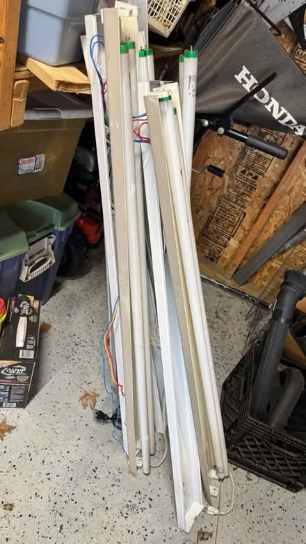 Photo of free Fluorescent fixtures and bulbs (Lakewood) #1