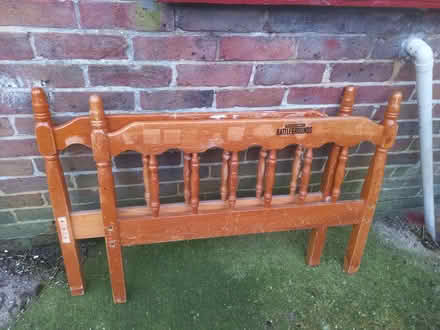 Photo of free Pine single bed ends (Lewes BN7) #1