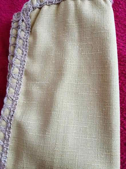 Photo of free Two yellow cushions covers new (Worcester) #2