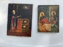 Photo of free Russian style icons, 2, postcard size on wood (Highbury Barn N5) #1