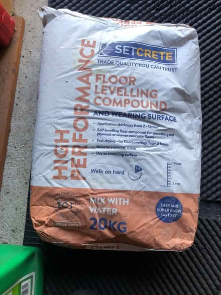 Photo of free One bag 20kg Setcrete floor levelling compound (West End GU24) #1