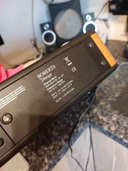 Photo of free DAB radio elec. plug or battery (WF1) #2