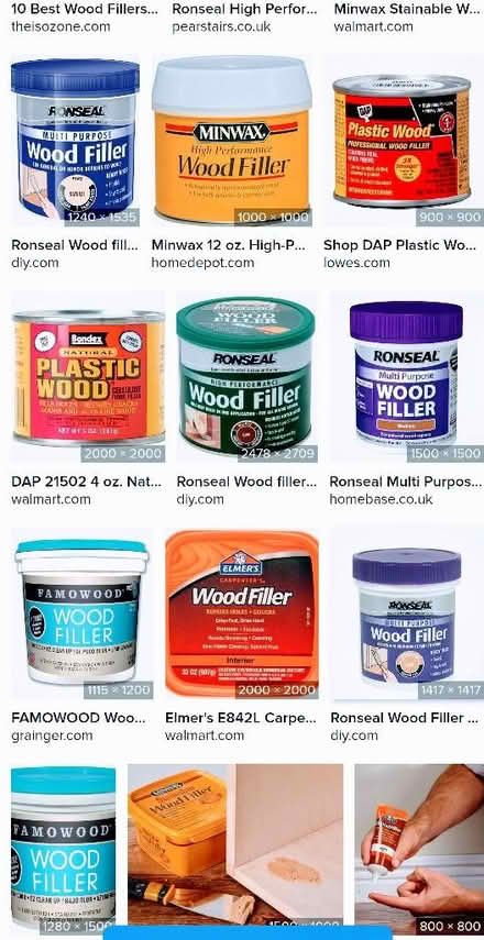 Photo of Wood filler (Kemptown BN2) #1