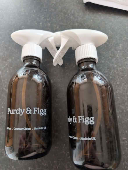 Photo of free Empty Purdy & Figg spray bottles (Woodley RG5) #1
