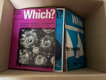 Photo of free Box of vintage Which? Magazines (Coveney CB6) #1