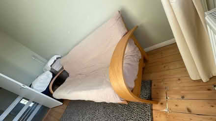 Photo of free Solid Wood Futon Bed (frame only) (Rochester) #2