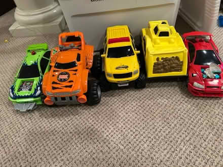 Photo of free Set of 5 large toy cars (McLean near Spring Hill Road) #1