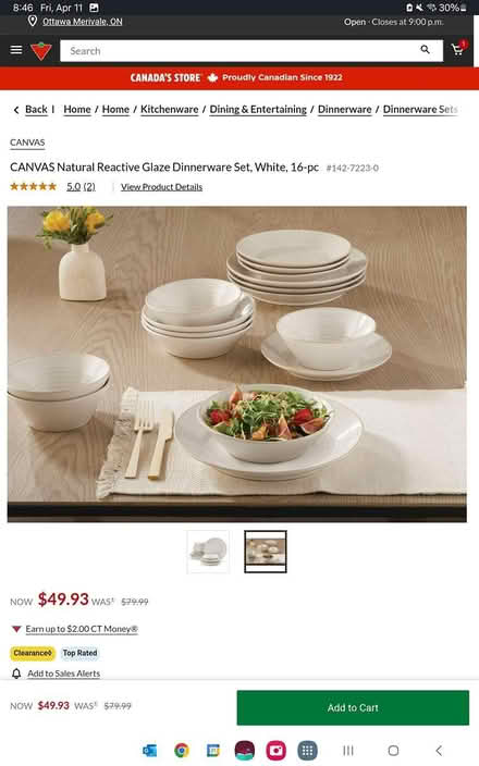 Photo of free Set of Dinnerware (K2A 0G7) #4