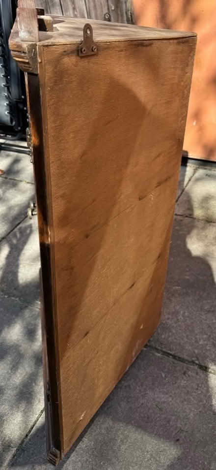 Photo of free Wall mounted wooden corner cabinet with glass doors (Worle BS22) #3