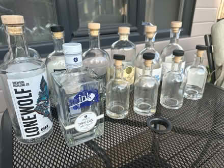 Photo of free Empty gin bottles (WF14) #2