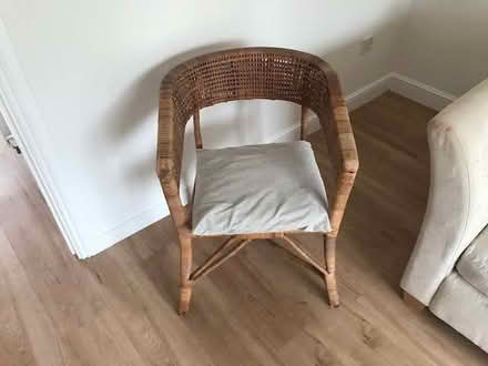 Photo of free wicker chair (Grove OX12) #1
