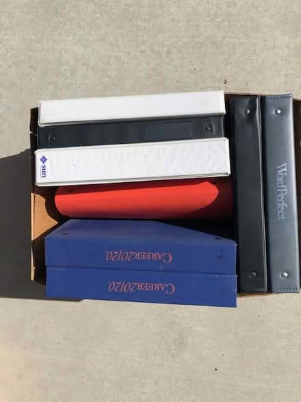 Photo of free 3 boxes of binders (West San Jose near Cupertino) #1