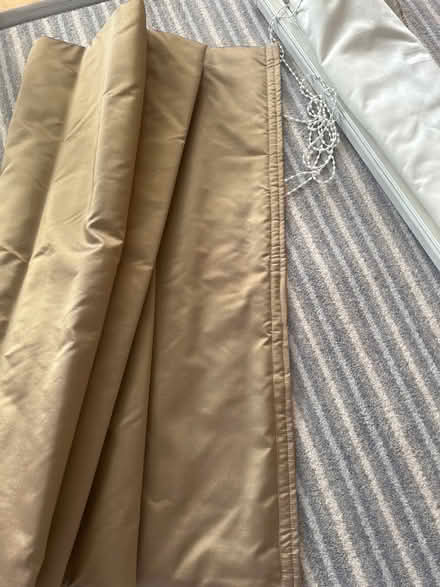Photo of free 2 Brown/ Gold Roman blinds (BR1 Sundridge park) #2